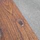 Solid oak bench
