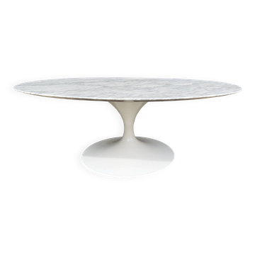 Originele Knoll Tulip Ovale Salontafel Eero Saarinen Statuarietto 107x70