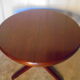 Round table central feet with 2 extensions of the 70s / 80s