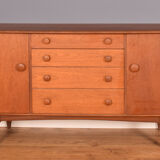 Restored Long A.Younger Afromosia And Teak Retro Sideboard