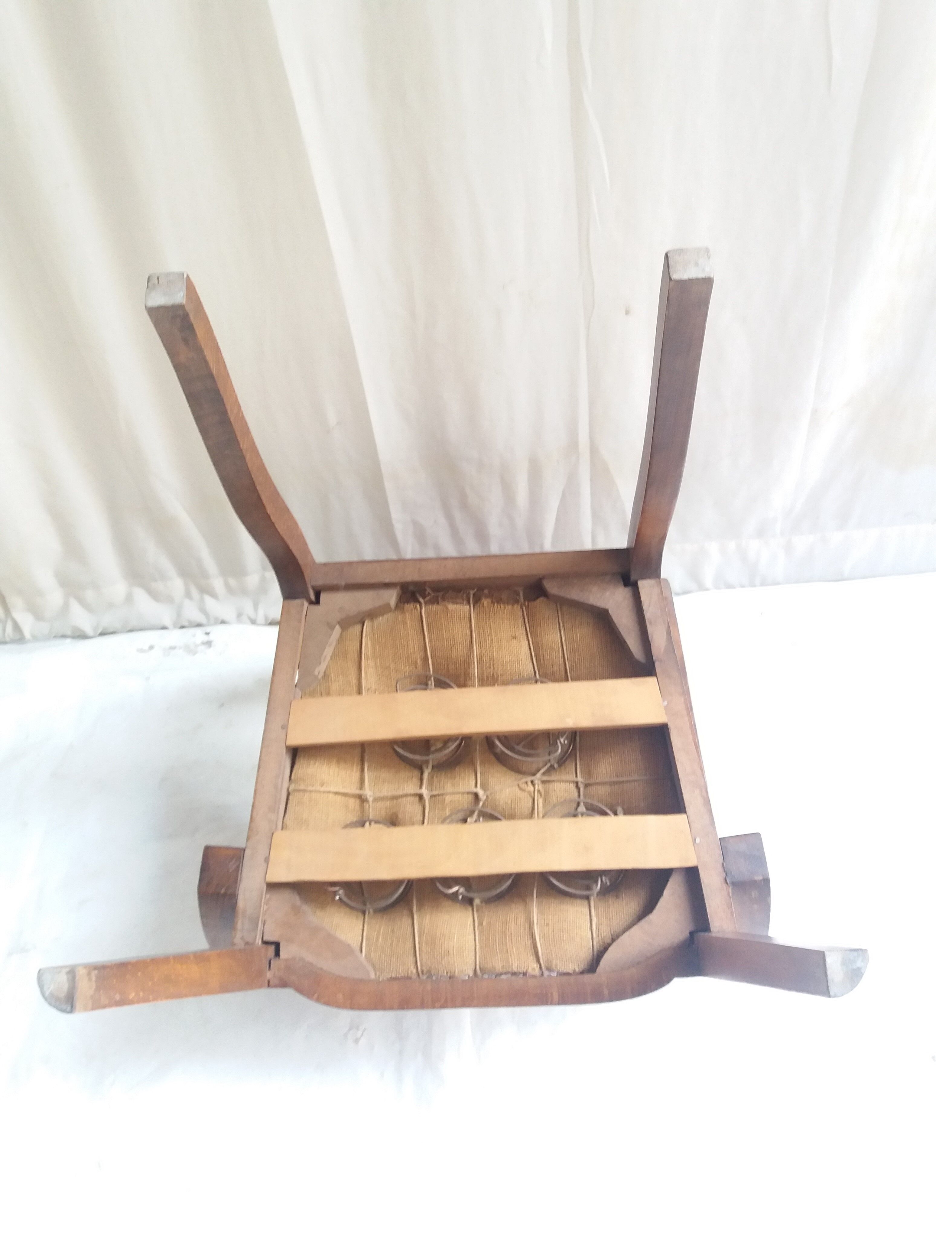 Vintage 1950 bridge chair