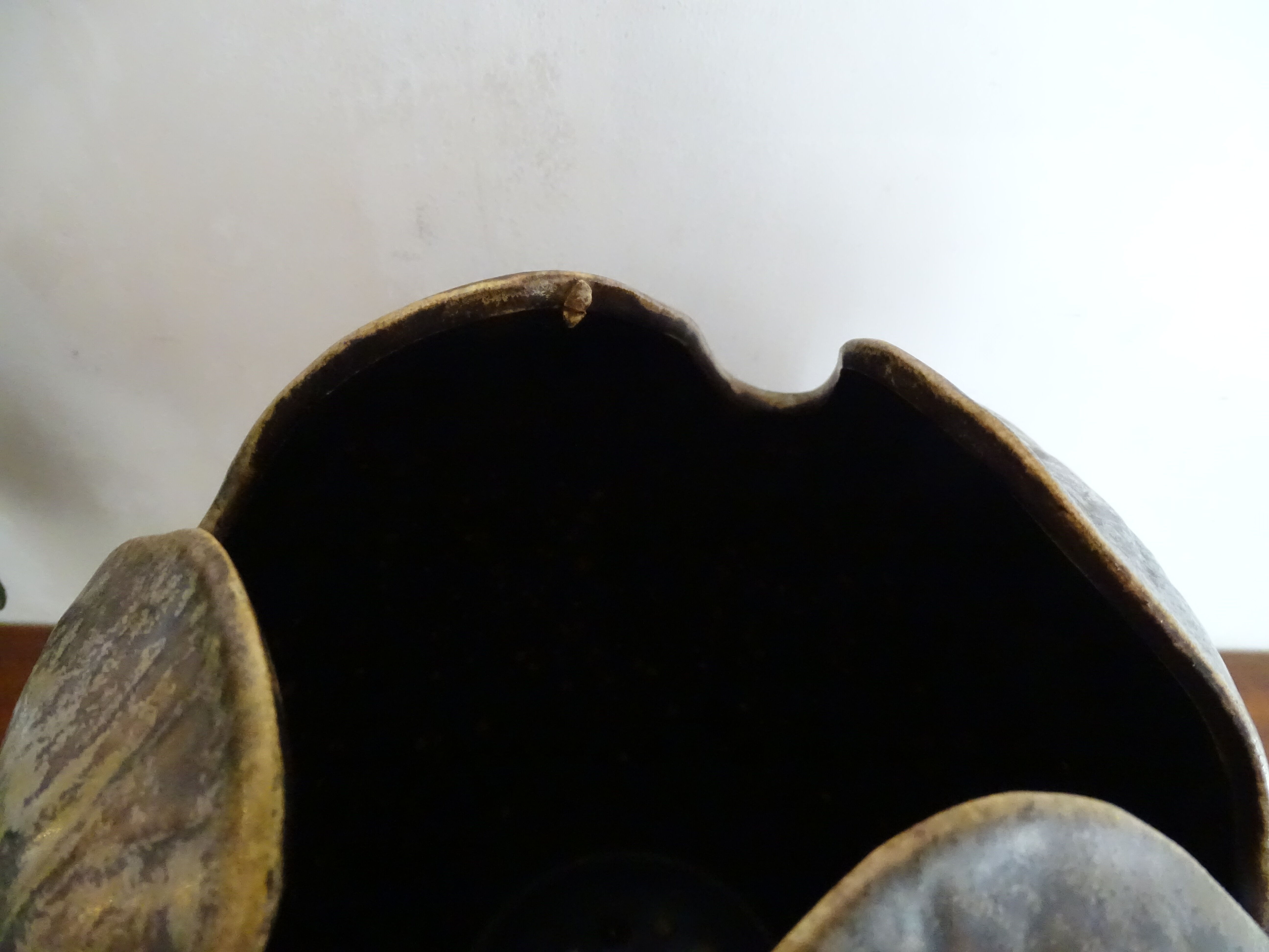 Vase en grès œuf d'allien  1960 vintage - Germany Dumler et Breiden