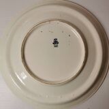 Plat en faïence delft à décor d'un moulin fin xixe début xxe diamètre 39 cm
