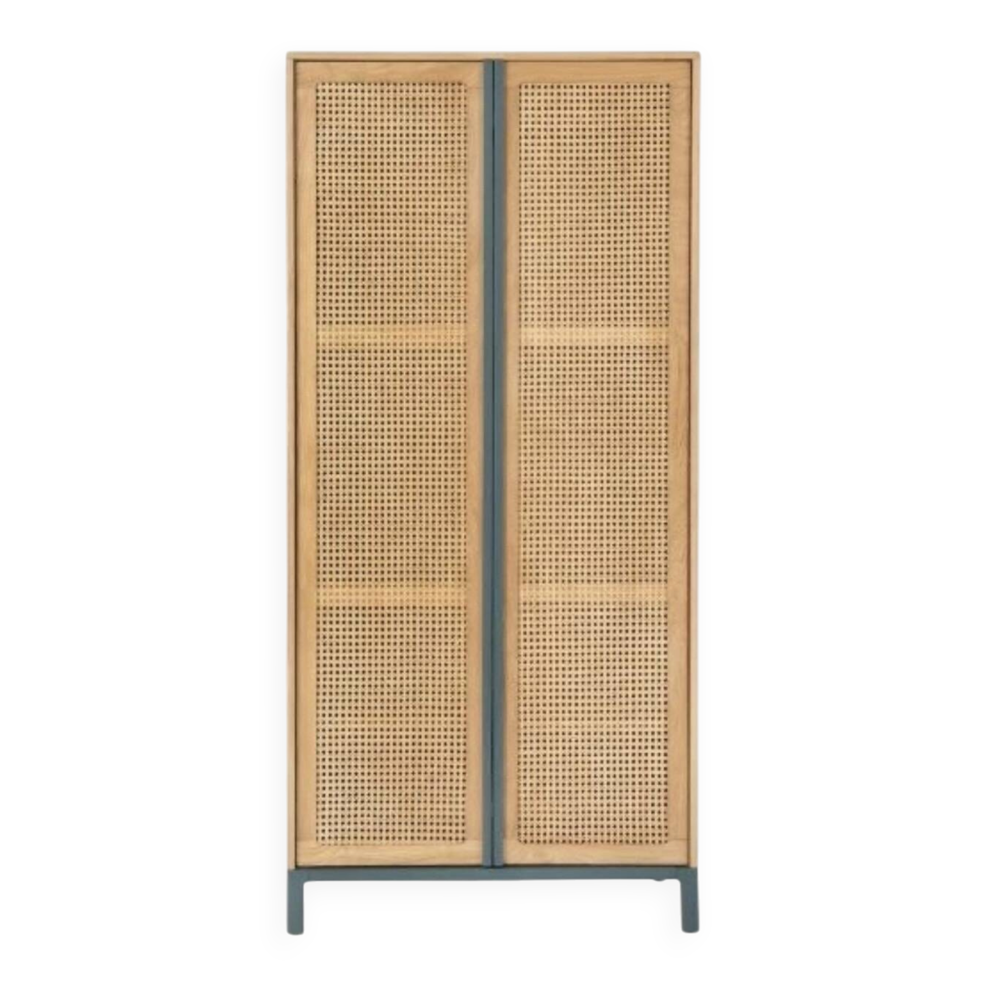 Cane and rattan wardrobe Made – large capacity