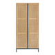 Cane and rattan wardrobe Made – large capacity
