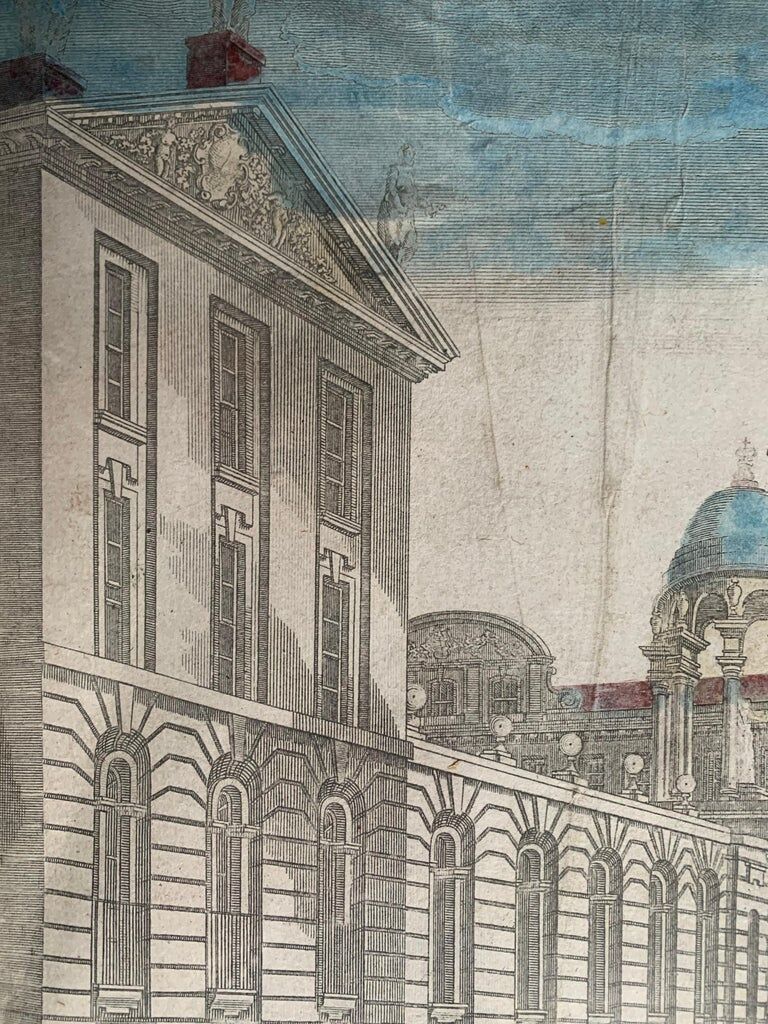 FRUSOTTE, optical view of Queen's College and Oxford University,