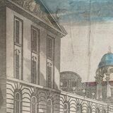 FRUSOTTE, optical view of Queen's College and Oxford University,