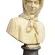 Italian sculpture in alabaster and marble, 20th century.