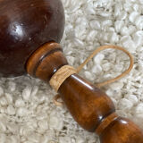 Old bilboquet in turned wood