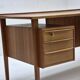 Bureau d'écriture vintage danois en teck par Peter Løvig Nielsen pour Løvig, années 1960