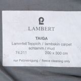 Lambswool rug brand Taiga Lambert, 1970 Germany