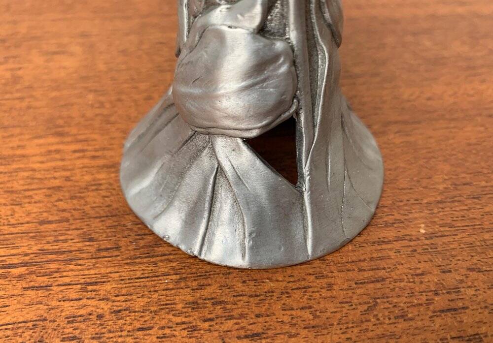 Vintage Ornamental Candle Holder by Seagull Pewter, Canada, 1990s