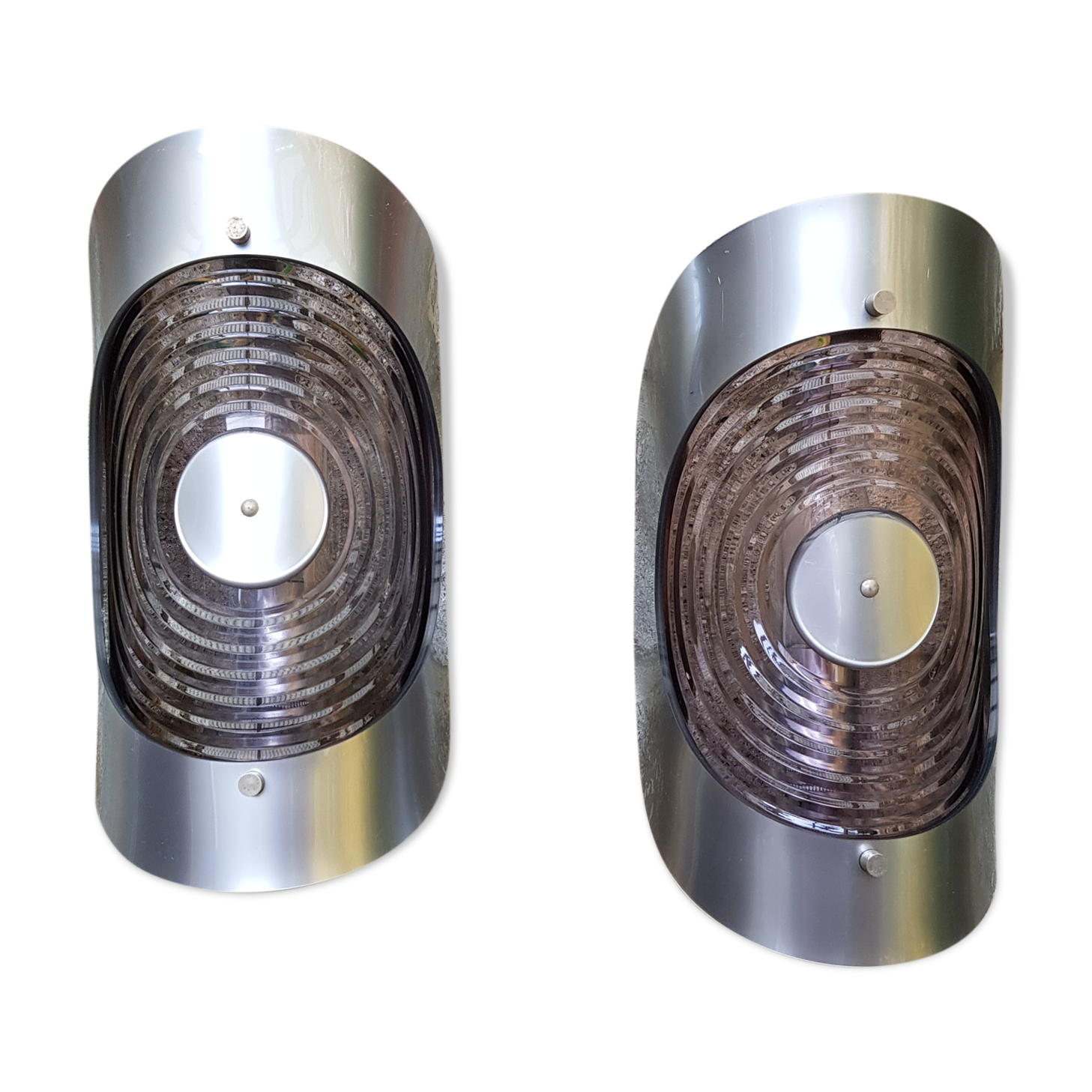 Pair of wall lamps seventies