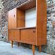 Vintage sideboard, antique bar cabinet, bookcase