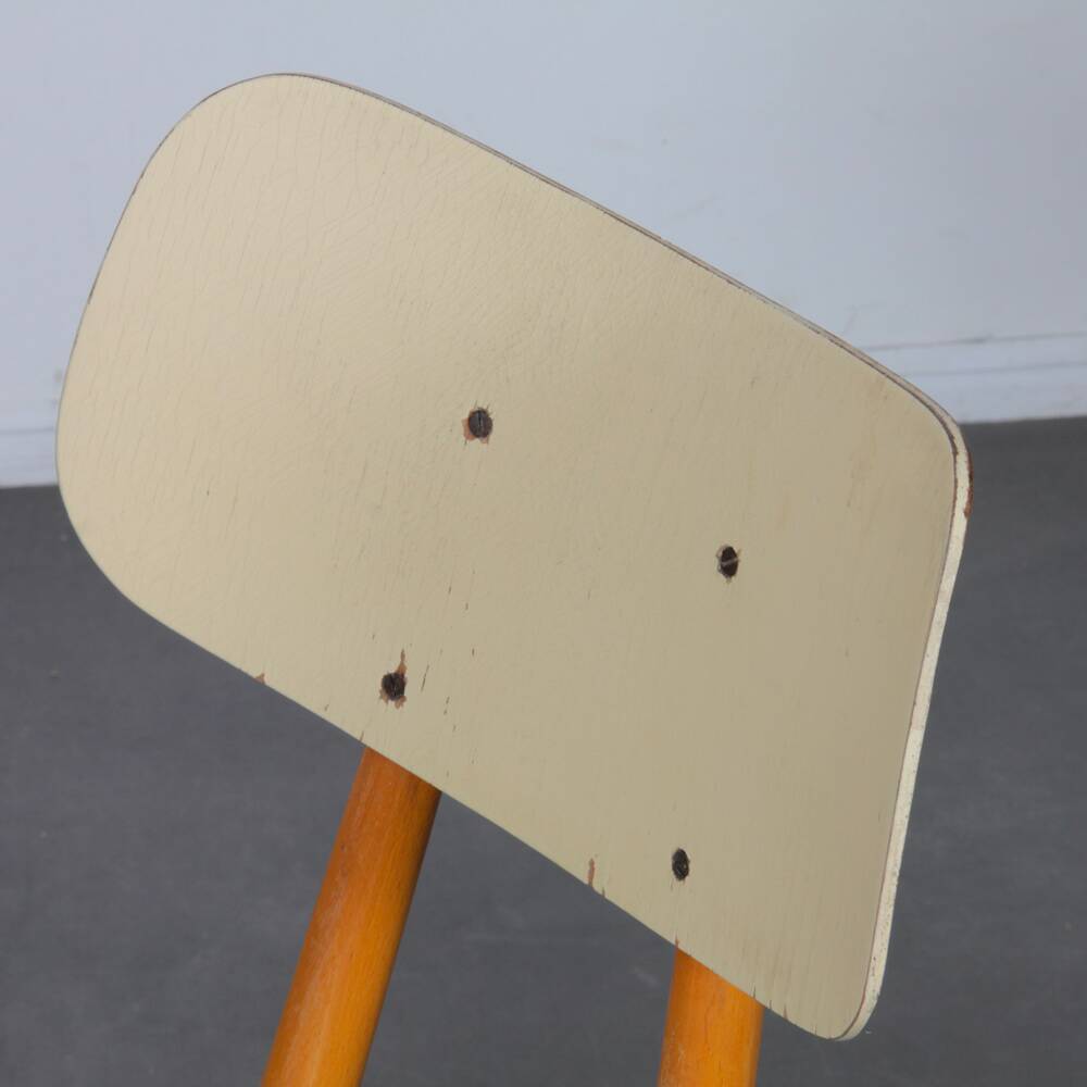 Vintage wooden chair produced by Ton, 1960s