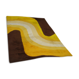 Holland rug 1970 space age pop modernist vintage 200 cm x 300 cm