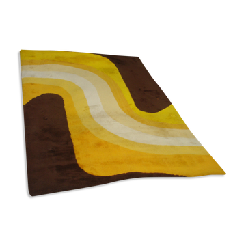 Holland rug 1970 space age pop modernist vintage 200 cm x 300 cm