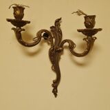 Classic brass wall lamp