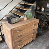 Solid walnut chest of drawers