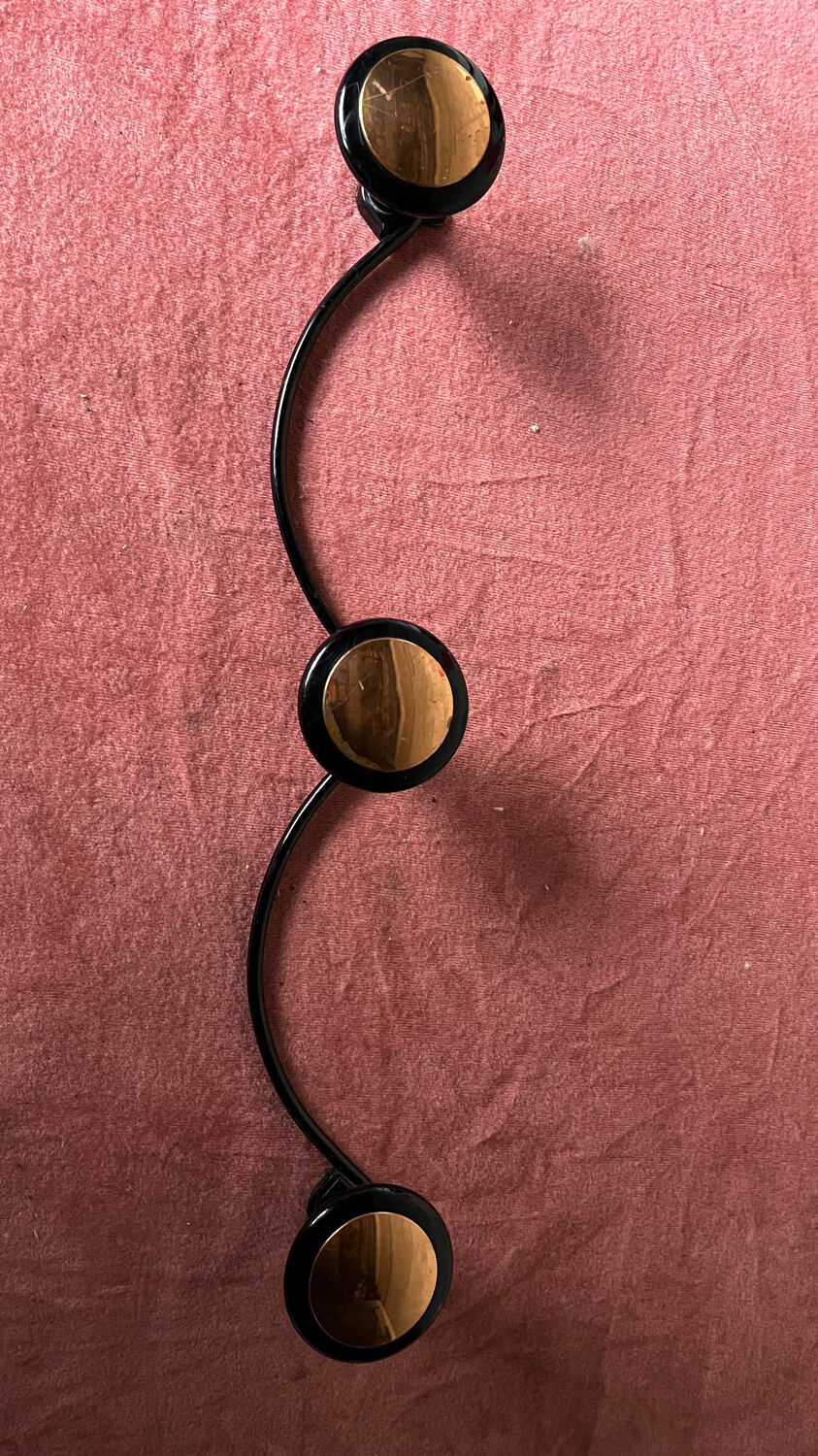 Hook 3 balls vintage copper