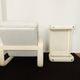 Hombre Leather Chair & Ottoman by Burkhard Vogtherr for Rosenthal