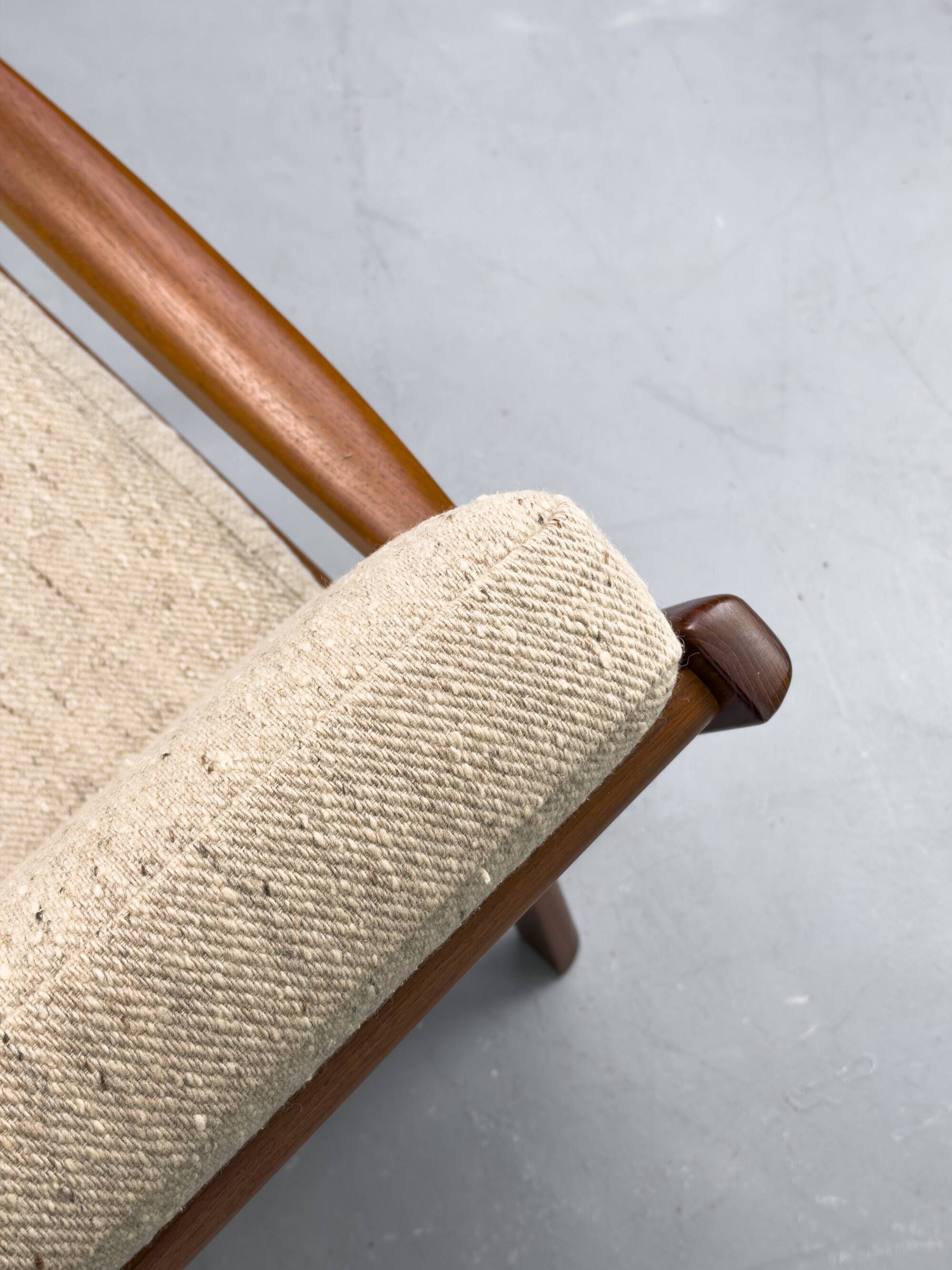 3-Seater Senator Sofa in Teak by Ole Wanscher for Cado, 1975