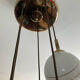 Lustre cascade de globes opaline des années 70