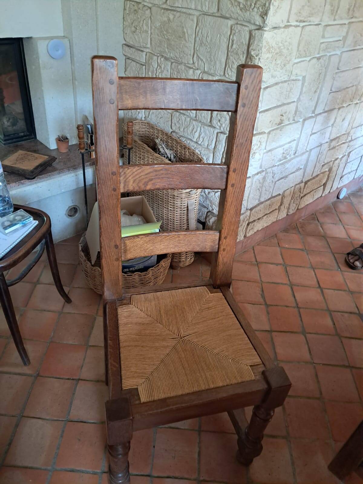 Lot de 6 Chaises de salon en chêne massif