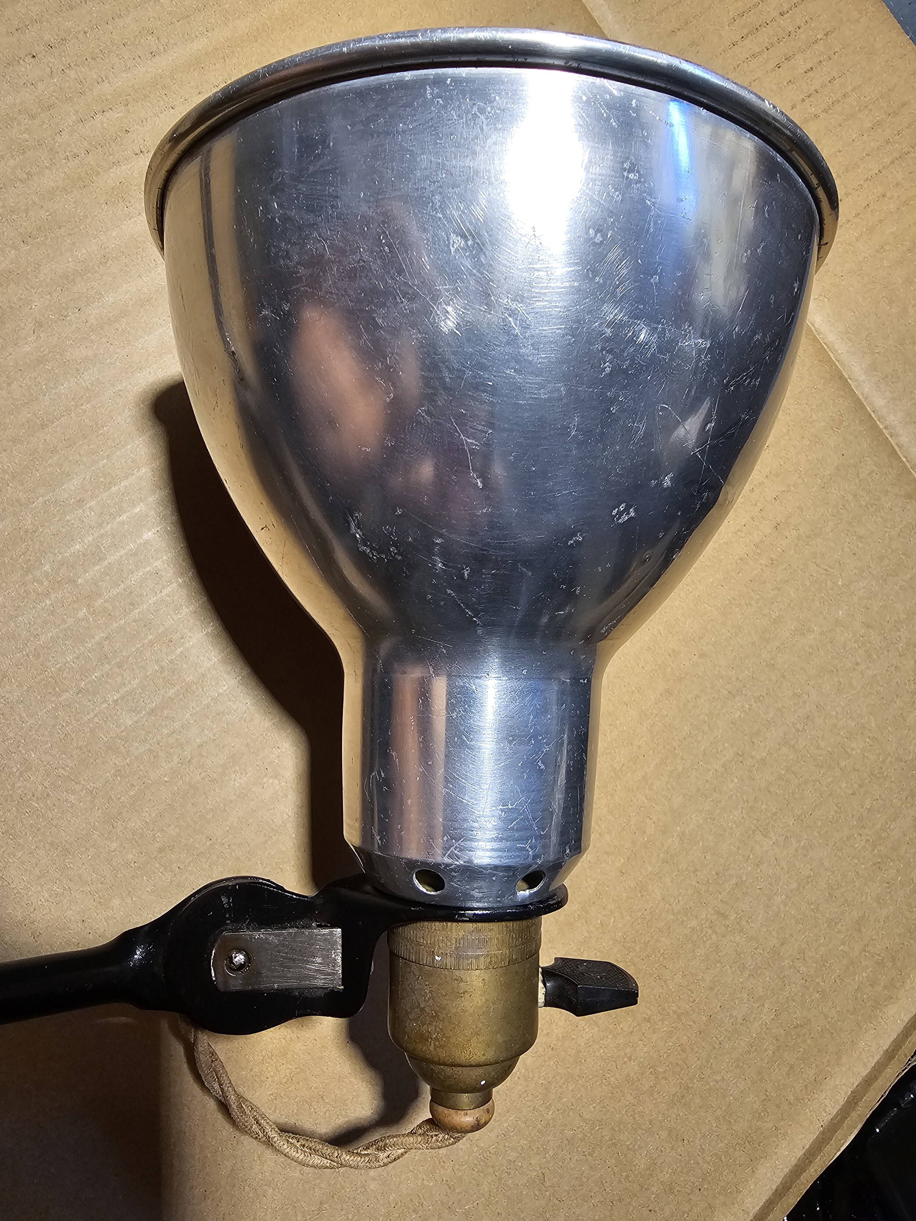 Gras lamp by Le Corbusier, industrial loft decor