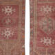 Set of 2 turkish rugs, 1970s, 44 x 102 - 44 x 94 cm