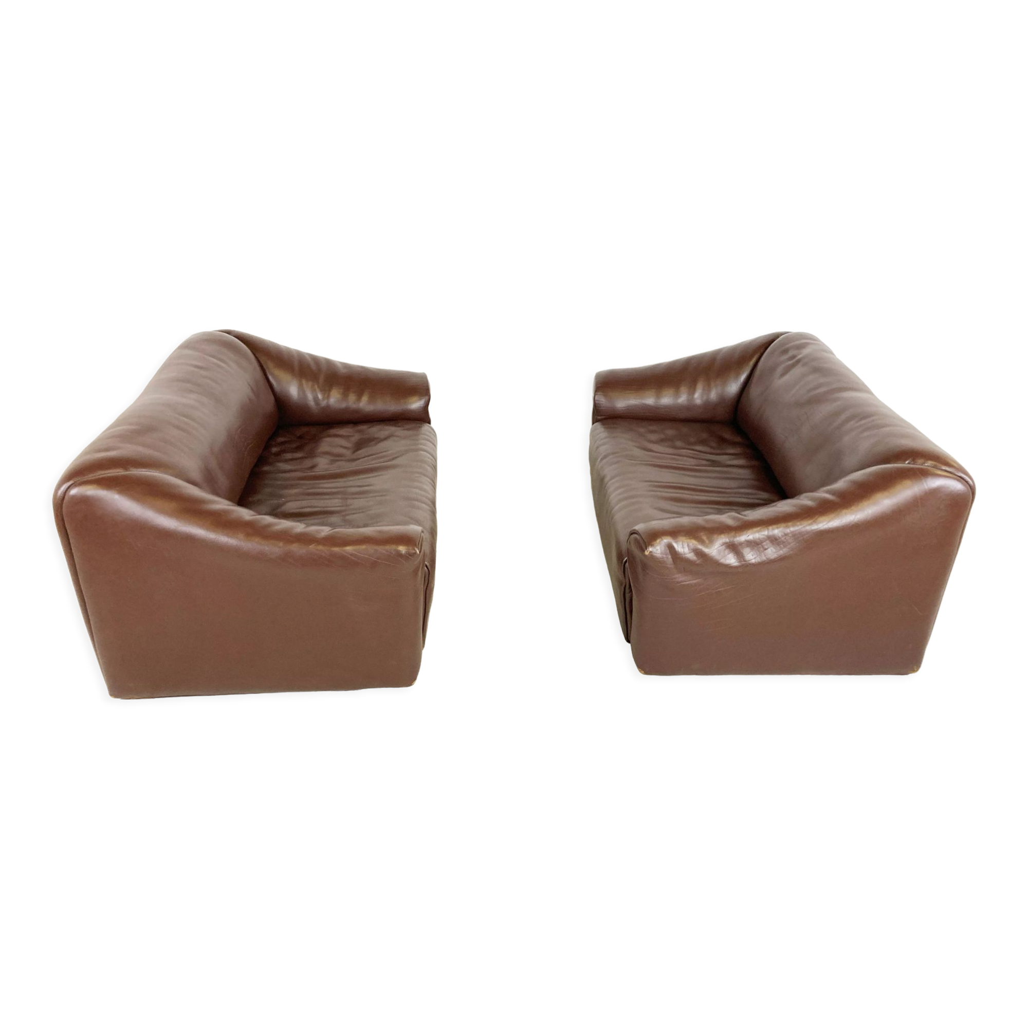 De Sede DS47 pair of sofas, 1960s