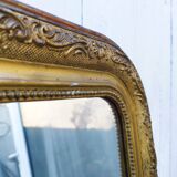 Mirror style Louis Philippe vintage gilded wood