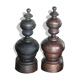 Vintage chenets, pair of chenets, fireplace accessory.