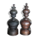 Vintage chenets, pair of chenets, fireplace accessory.