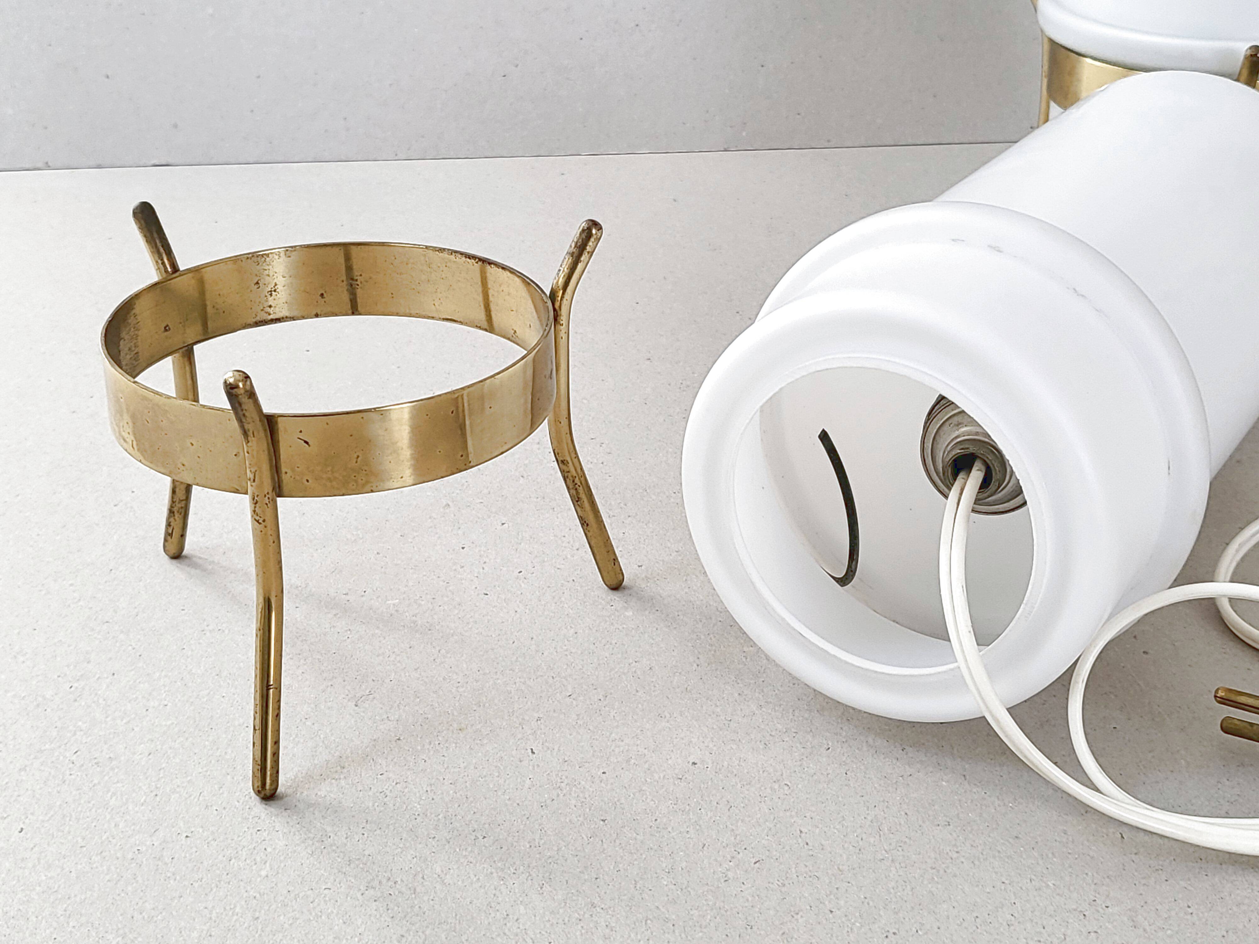 Pair of vintage 1950 Parscot lamps