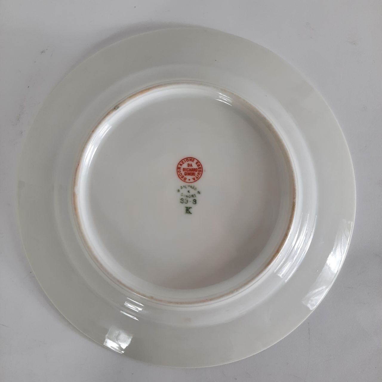 Set of 4 dishes, Gio Ponti, Richard Ginori, sport series
