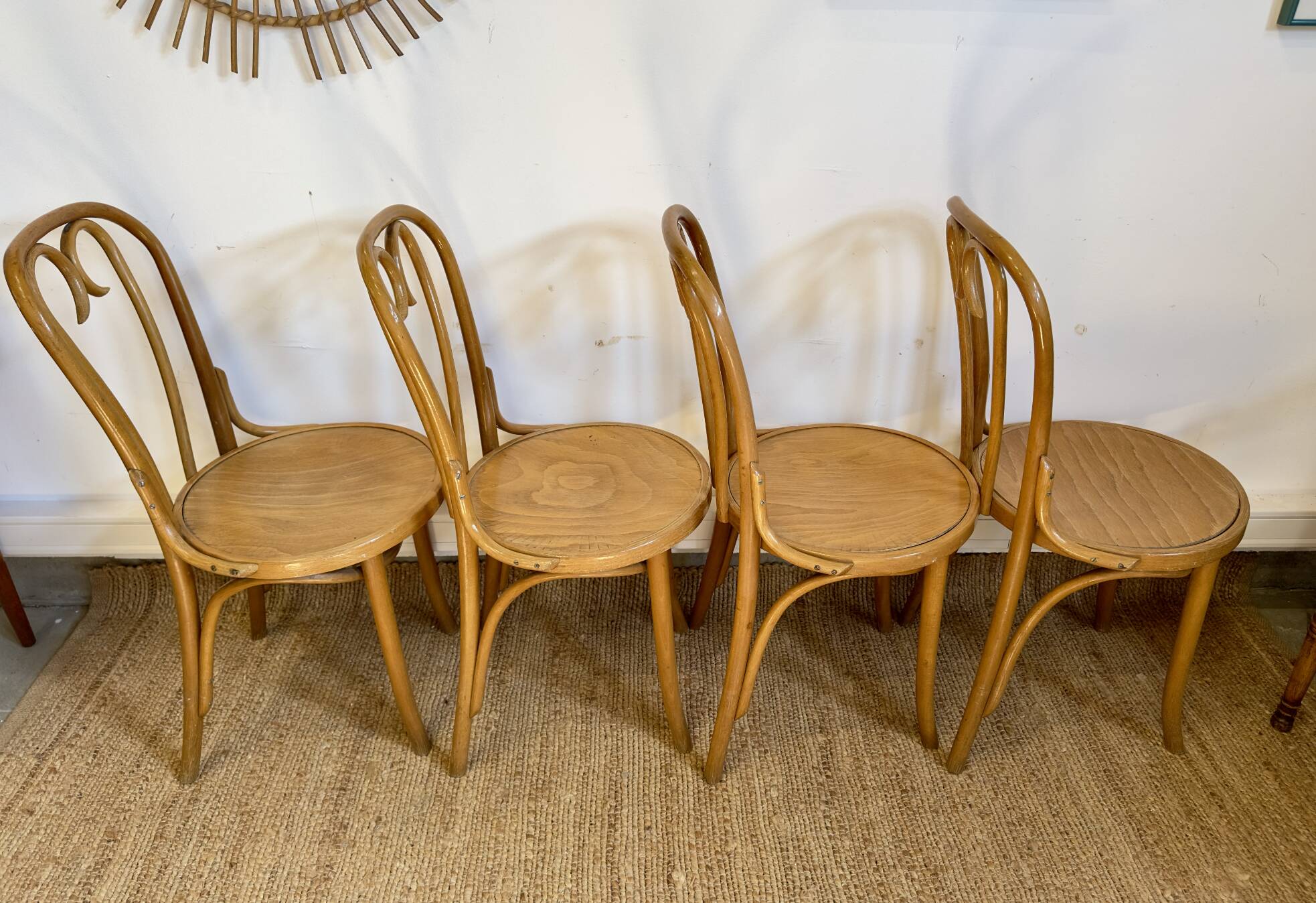 4 bentwood bistro chairs – Thonet style