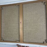 Contemporary figurative painting – Woman at the mirror – Linen canvas – 73×60