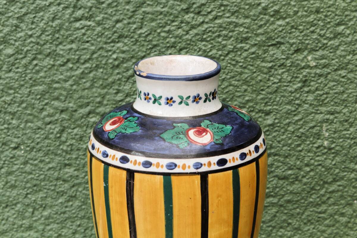 Glazed terracotta vase, signed Alfred Renoleau, 1930s.