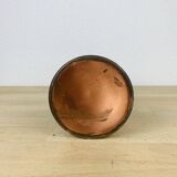 Scandinavian copper and teak vase from the 60s