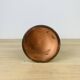 Scandinavian copper and teak vase from the 60s