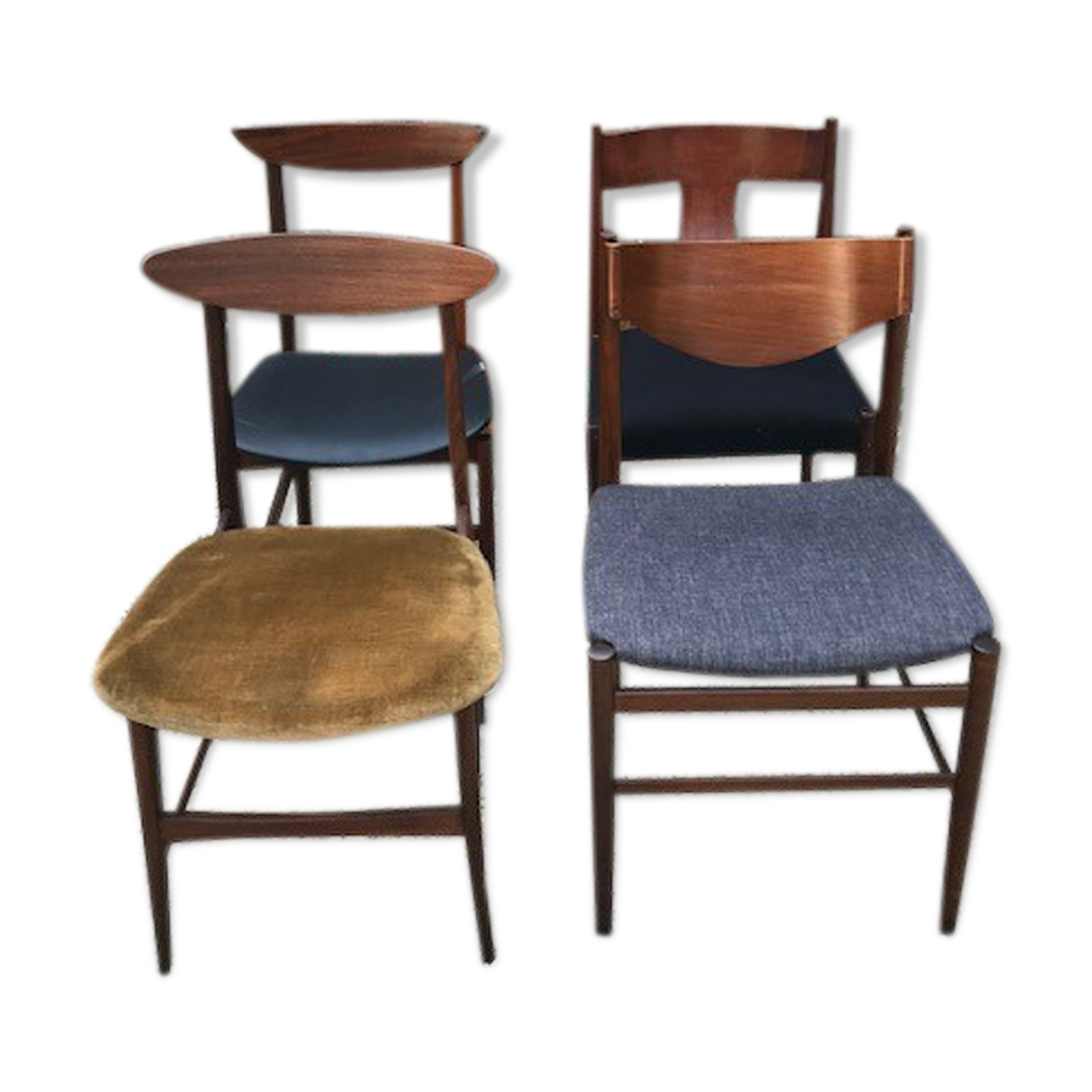Set of 4 chairs from the 60's
