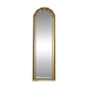 Vertical mirror, gold frame with beading.