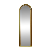 Miroir vertical, cadre doré à parecloses