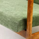 Green Olive GFM-142 Armchair attributed to Edmund Homa, 1970s