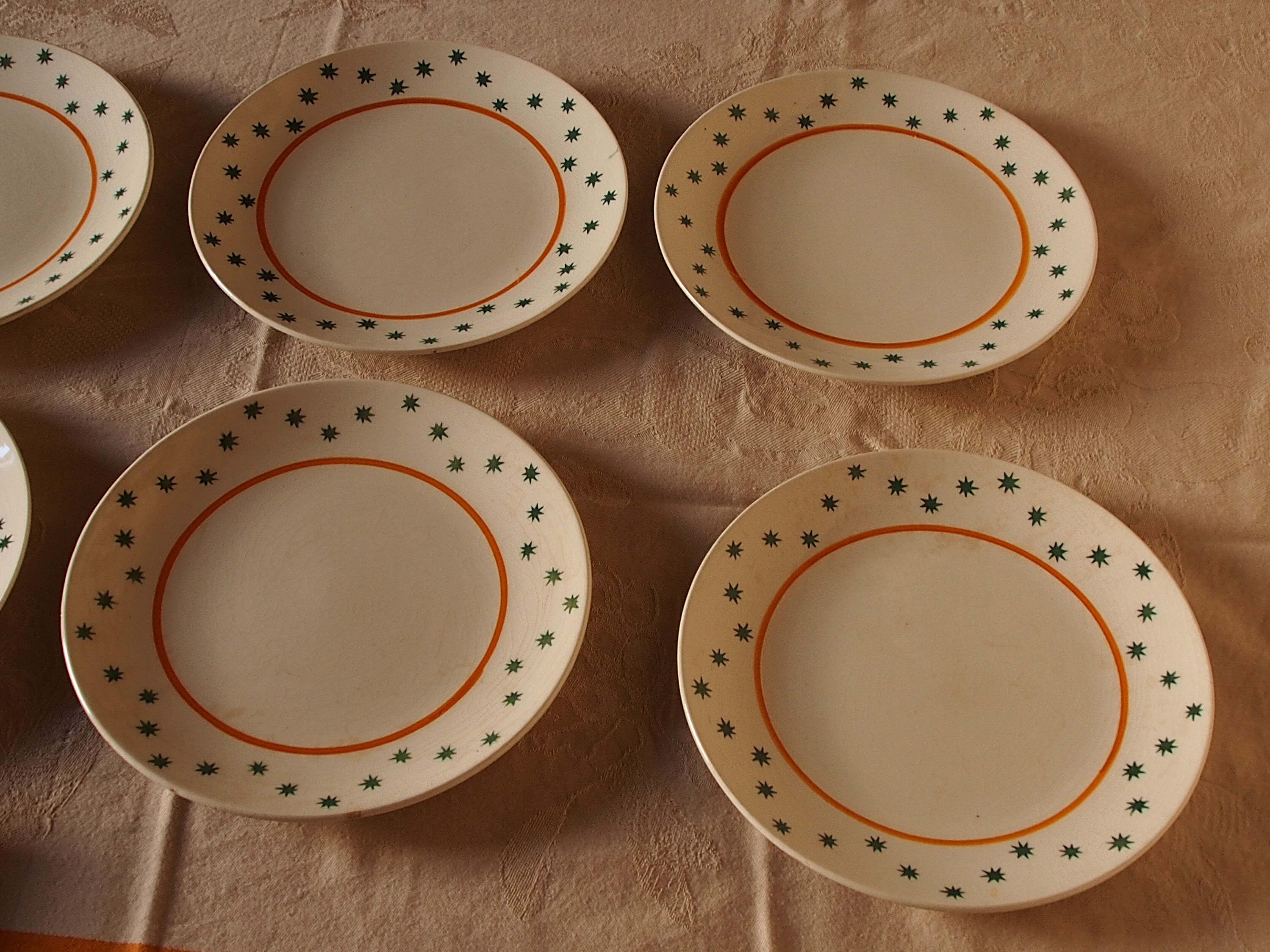 Set of 6 gien asiattes model Constellation creation millefleurs