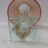 Table lamp, to stand, in resin.