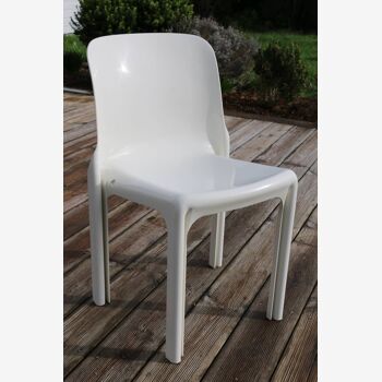 White Selene Magistretti chair