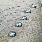 Chromium thrush floor lamp