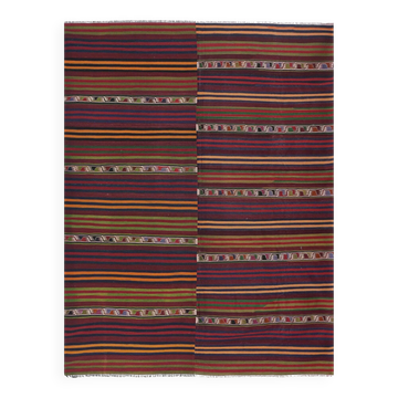 Tapis Kilim turc vintage tissé main